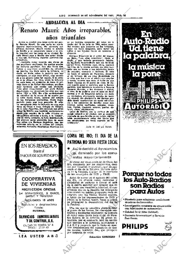 ABC SEVILLA 29-11-1981 página 31