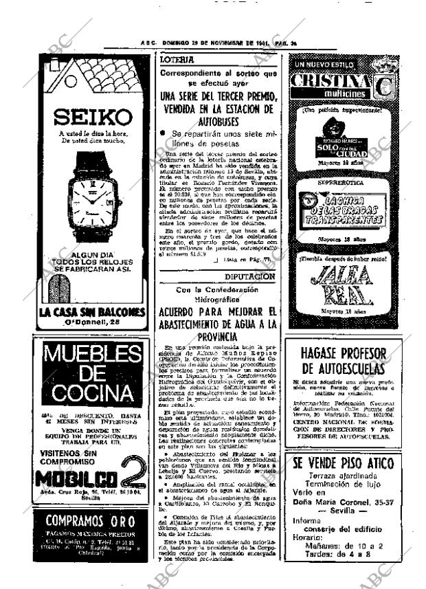 ABC SEVILLA 29-11-1981 página 54