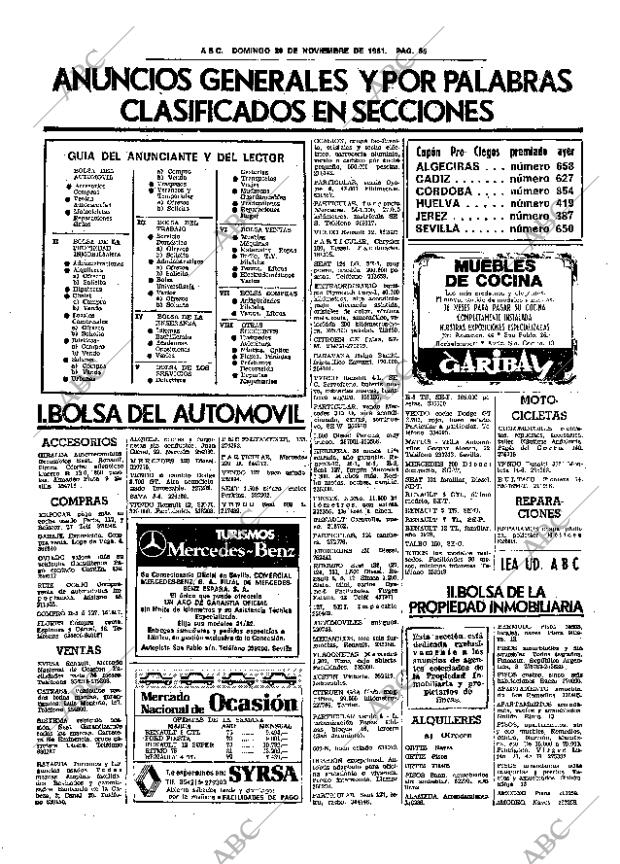 ABC SEVILLA 29-11-1981 página 81
