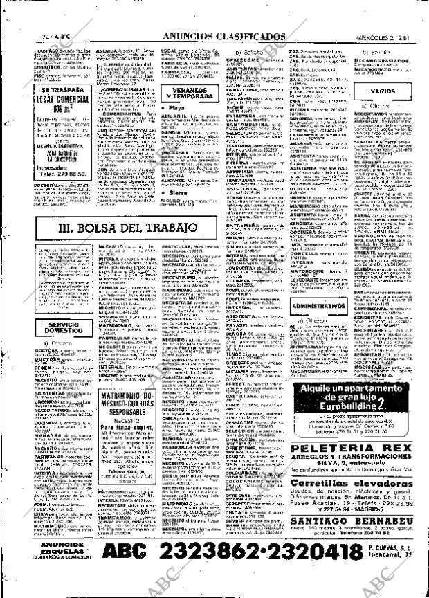ABC MADRID 02-12-1981 página 84