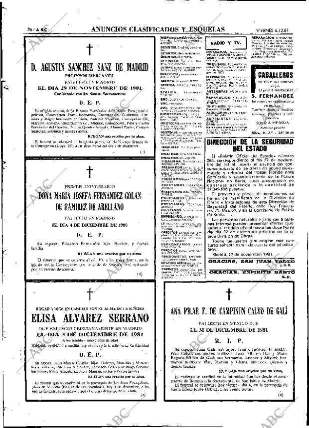 ABC MADRID 04-12-1981 página 88