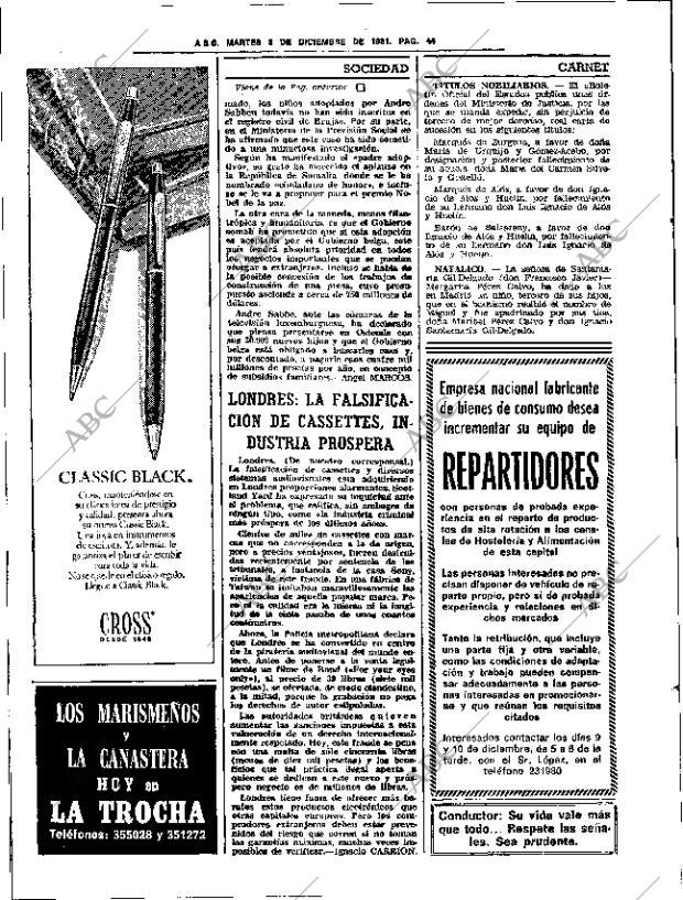 ABC SEVILLA 08-12-1981 página 64