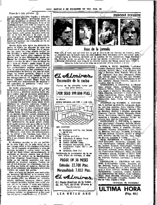 ABC SEVILLA 08-12-1981 página 74