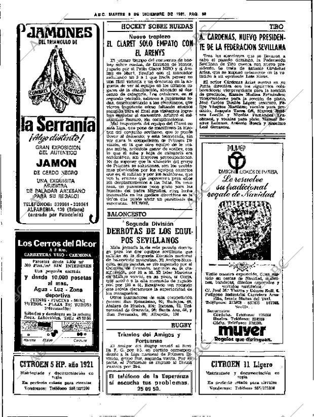 ABC SEVILLA 08-12-1981 página 82