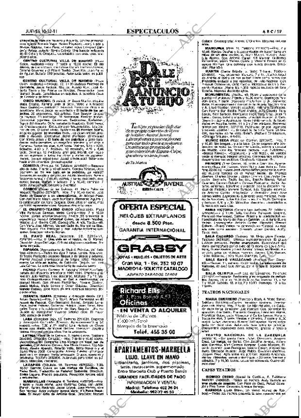 ABC MADRID 10-12-1981 página 71