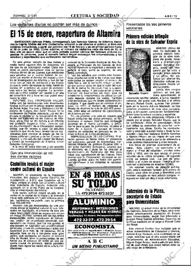 ABC MADRID 13-12-1981 página 49