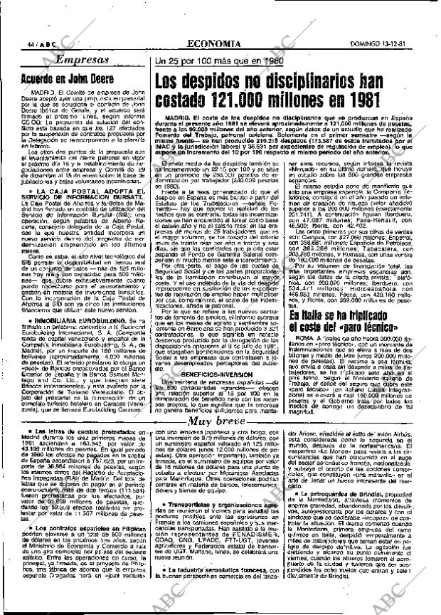 ABC MADRID 13-12-1981 página 60