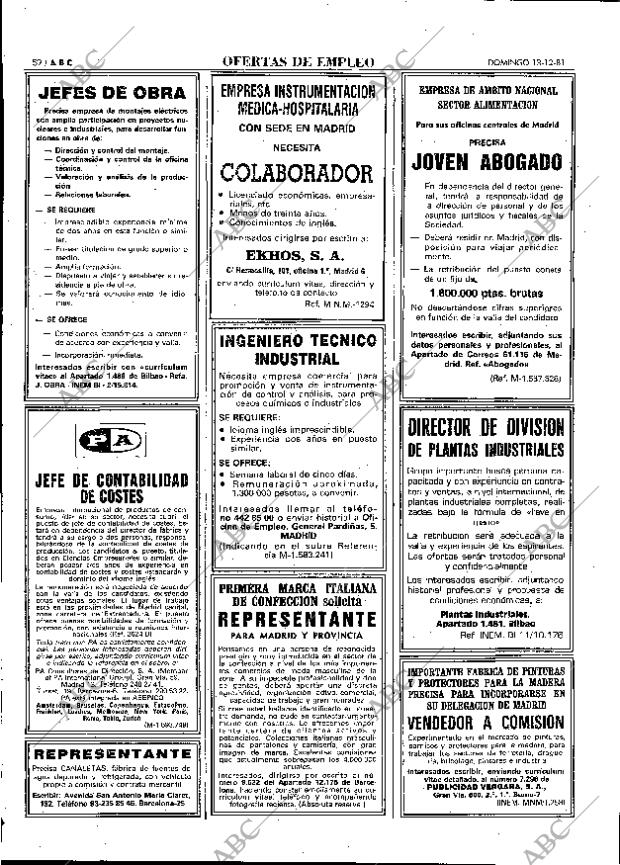 ABC MADRID 13-12-1981 página 68