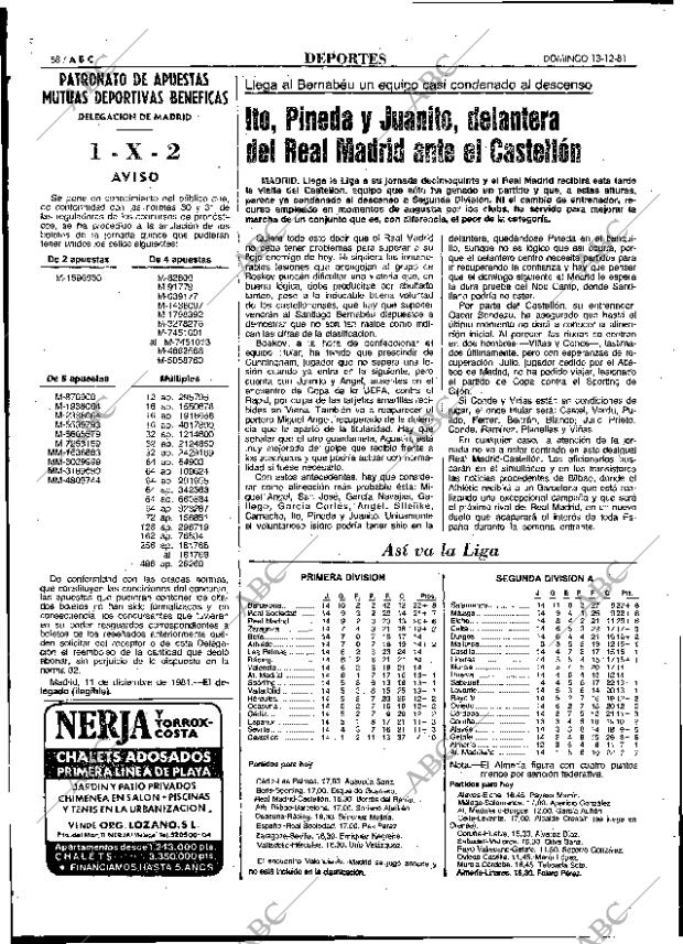 ABC MADRID 13-12-1981 página 74