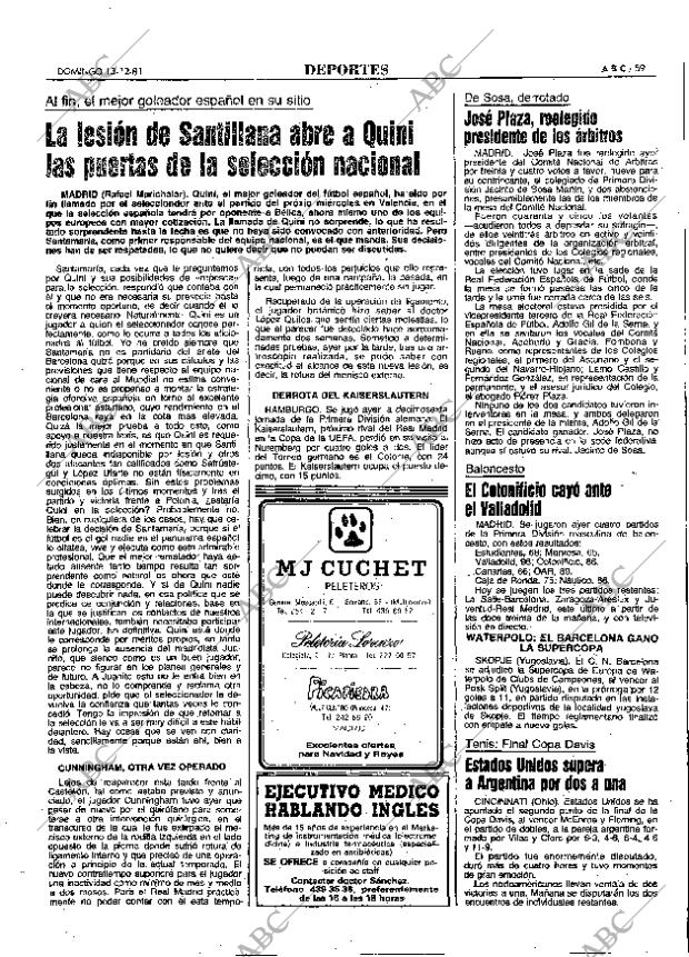 ABC MADRID 13-12-1981 página 75