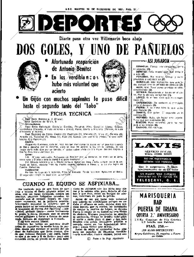 ABC SEVILLA 15-12-1981 página 71