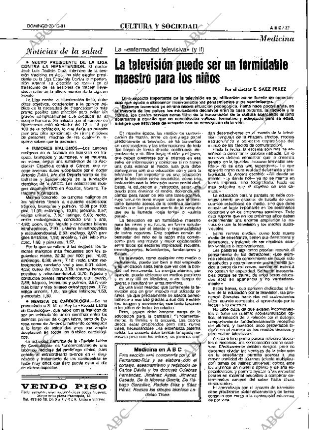 ABC MADRID 20-12-1981 página 49