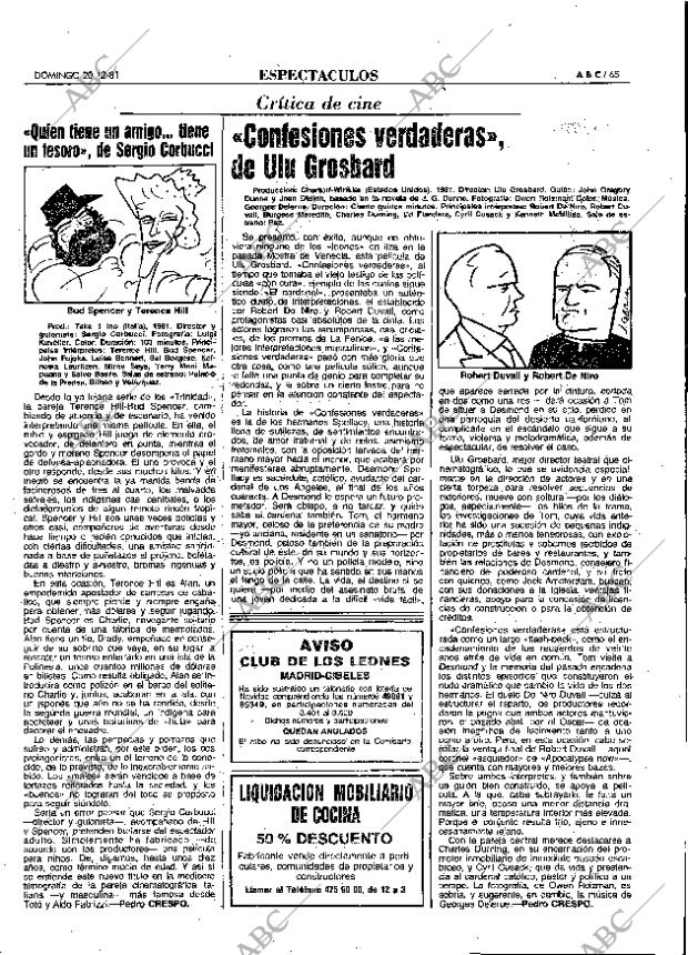 ABC MADRID 20-12-1981 página 77