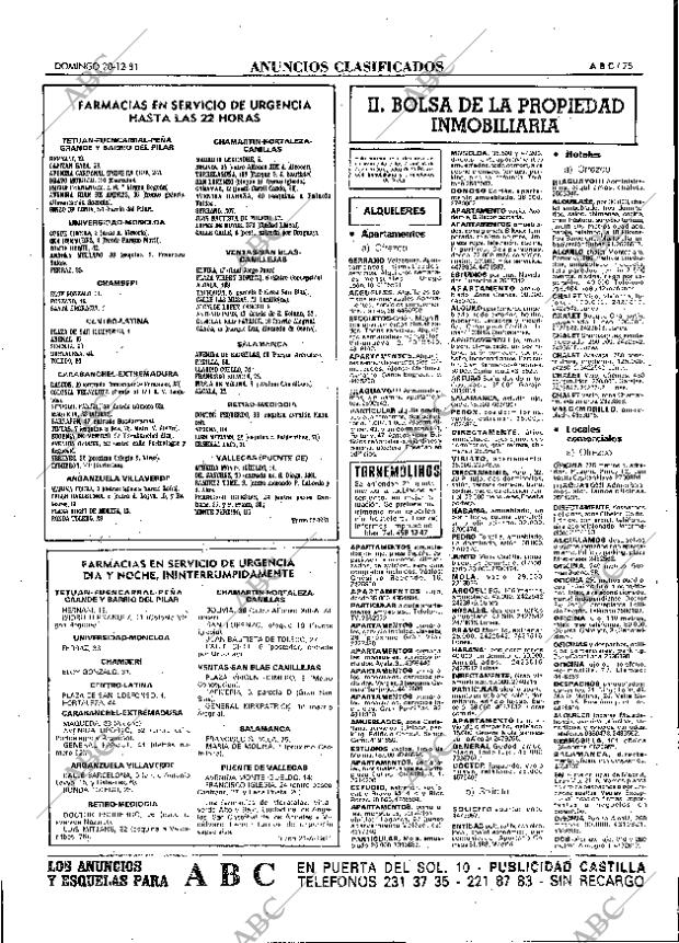 ABC MADRID 20-12-1981 página 87