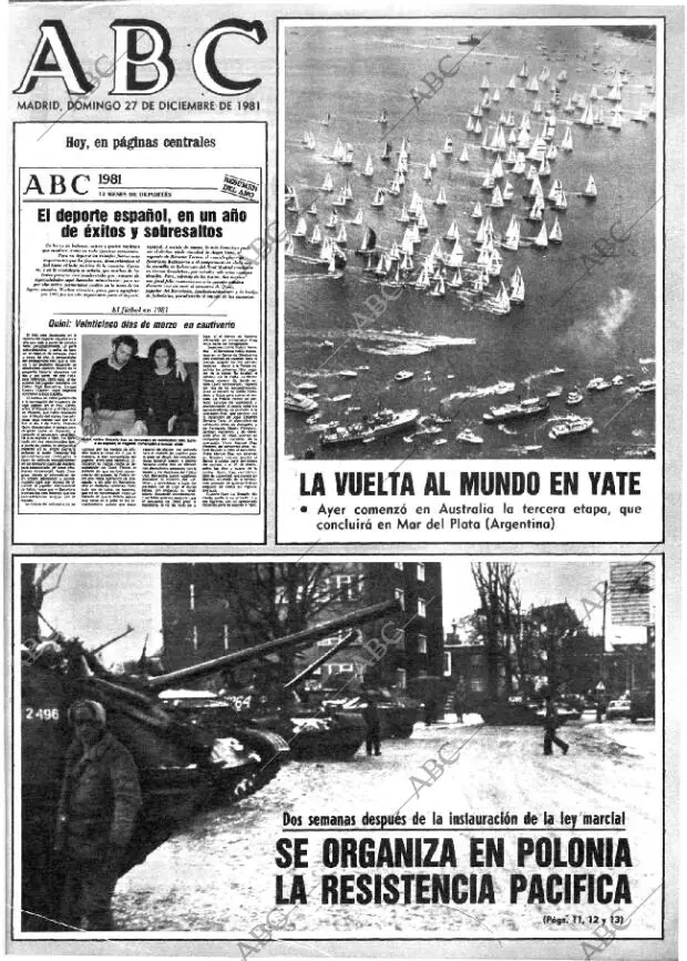 ABC MADRID 27-12-1981 página 1