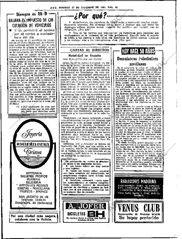 ABC SEVILLA 27-12-1981 página 62
