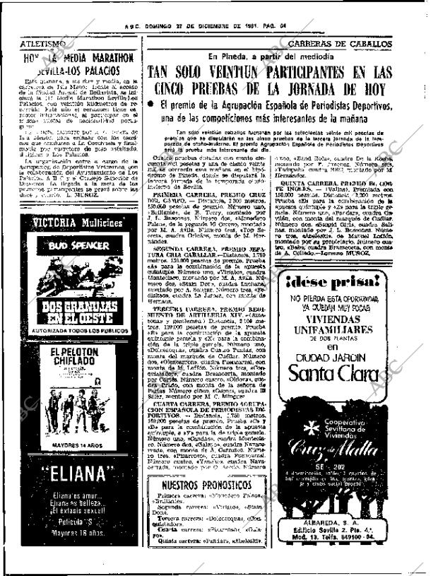 ABC SEVILLA 27-12-1981 página 74