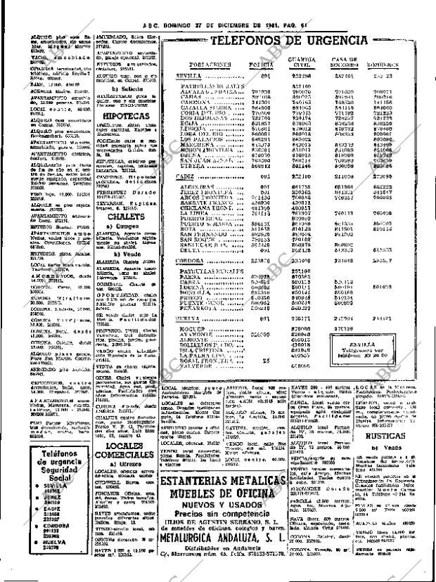 ABC SEVILLA 27-12-1981 página 81