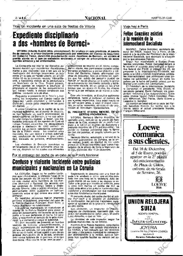 ABC MADRID 29-12-1981 página 20