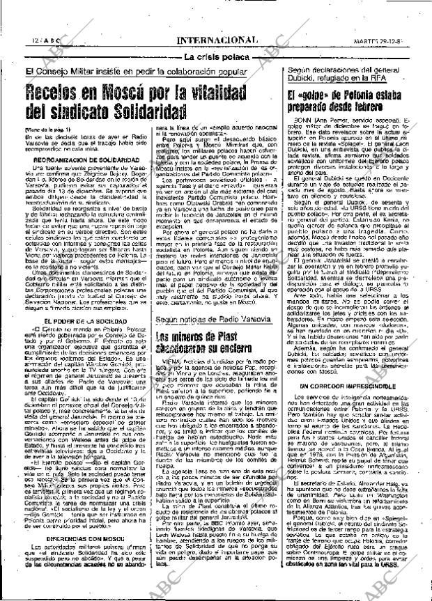 ABC MADRID 29-12-1981 página 24