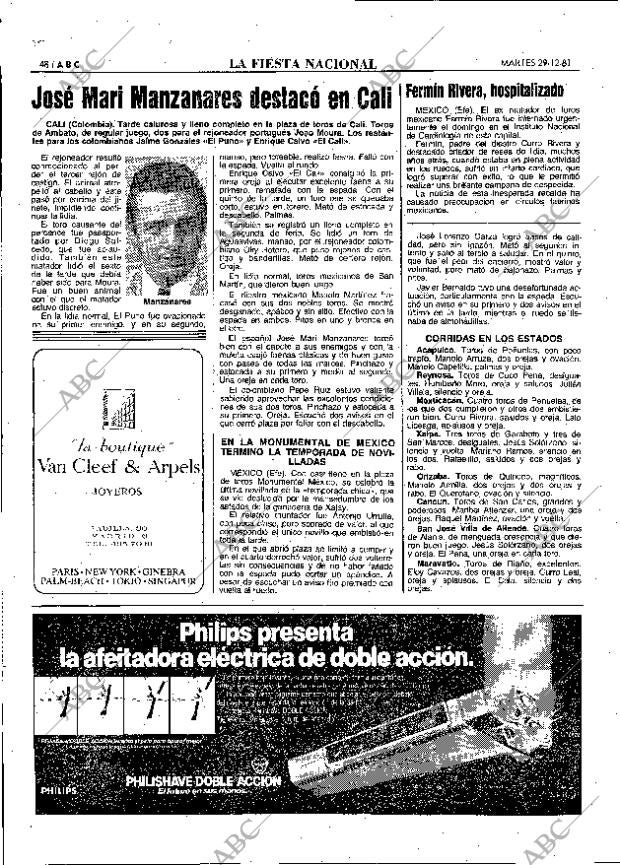 ABC MADRID 29-12-1981 página 60