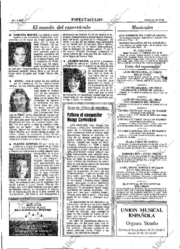 ABC MADRID 29-12-1981 página 72