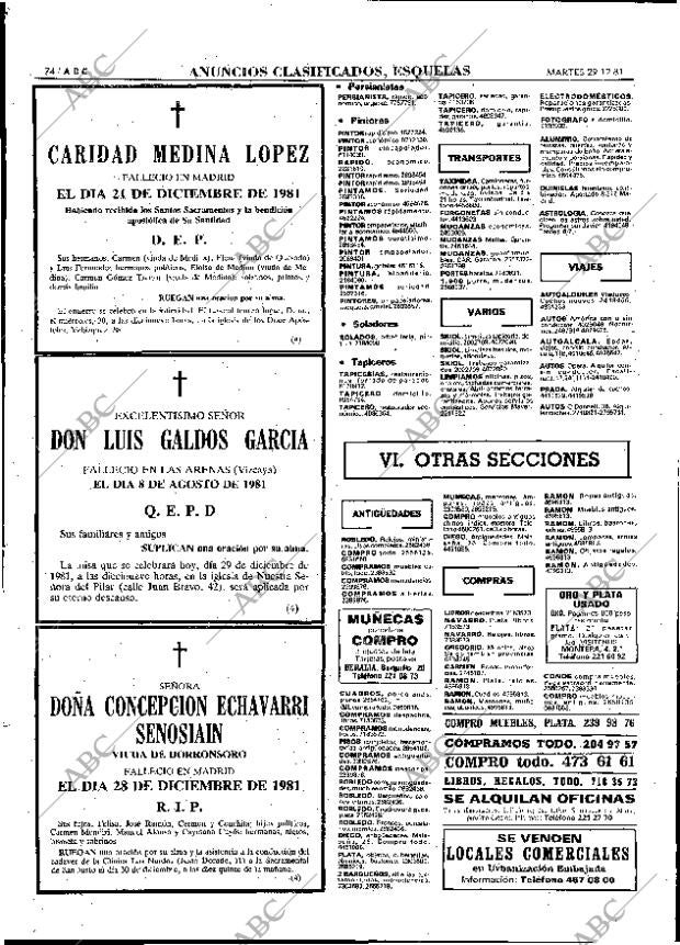 ABC MADRID 29-12-1981 página 86
