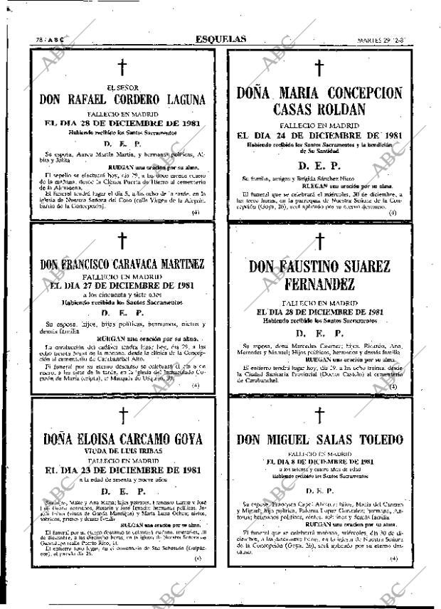 ABC MADRID 29-12-1981 página 90