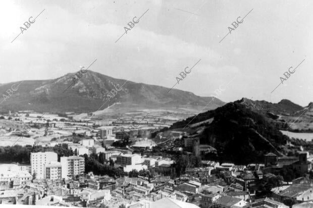 Vista general del pueblo de Estella (Navarra)