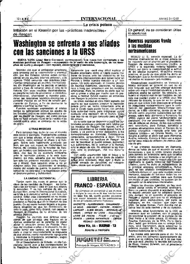 ABC MADRID 31-12-1981 página 24