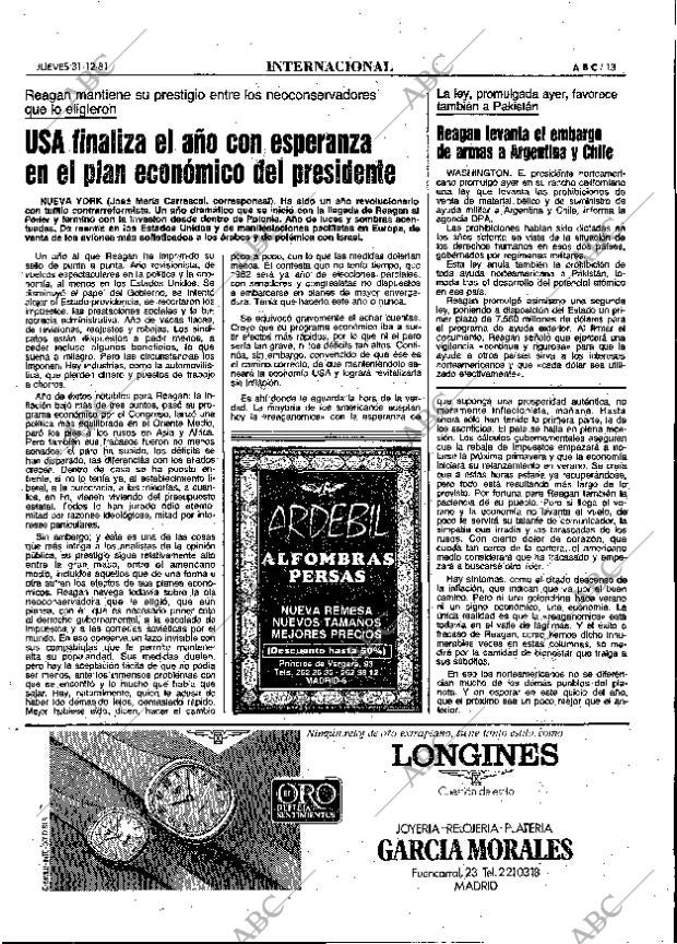 ABC MADRID 31-12-1981 página 25