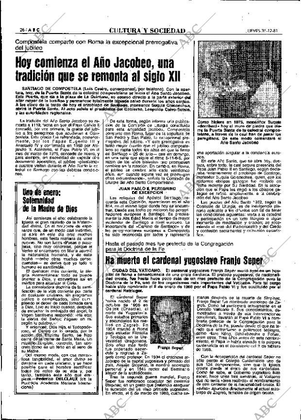 ABC MADRID 31-12-1981 página 38