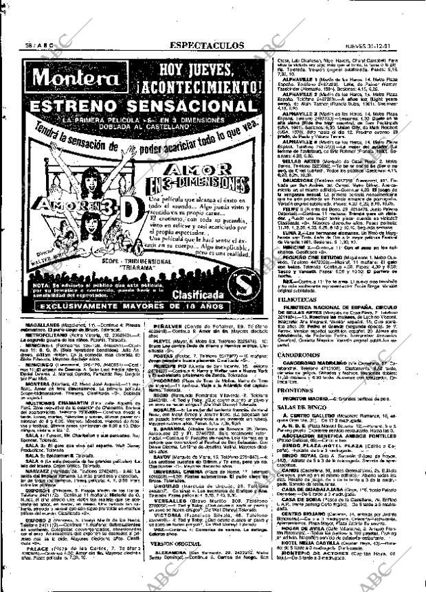 ABC MADRID 31-12-1981 página 70