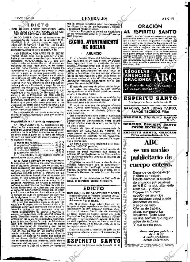 ABC MADRID 31-12-1981 página 83