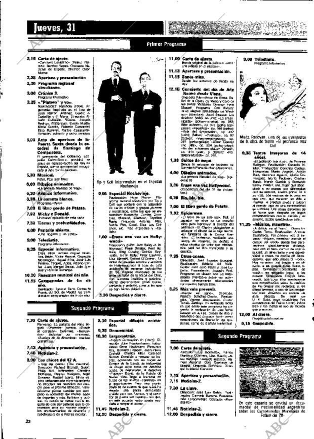 ABC MADRID 31-12-1981 página 94