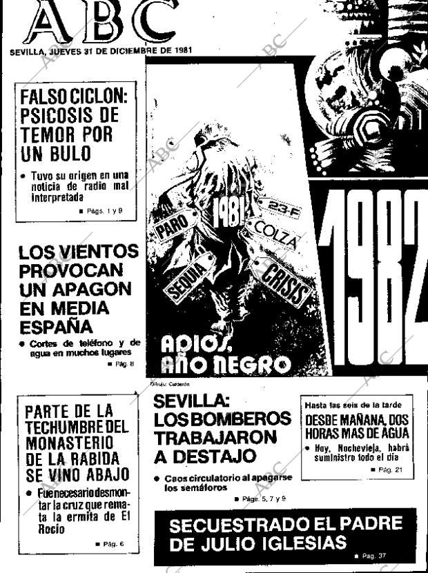 ABC SEVILLA 31-12-1981 página 1