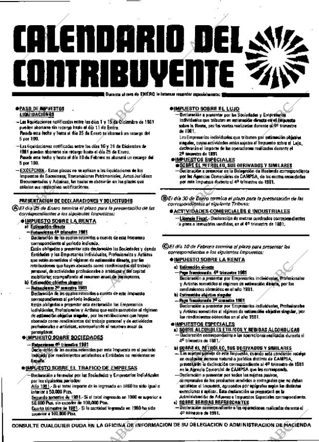 ABC MADRID 05-01-1982 página 2