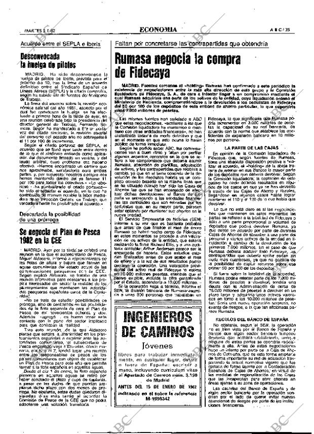 ABC MADRID 05-01-1982 página 43