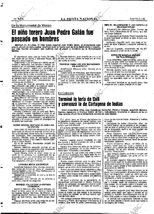 ABC MADRID 05-01-1982 página 52