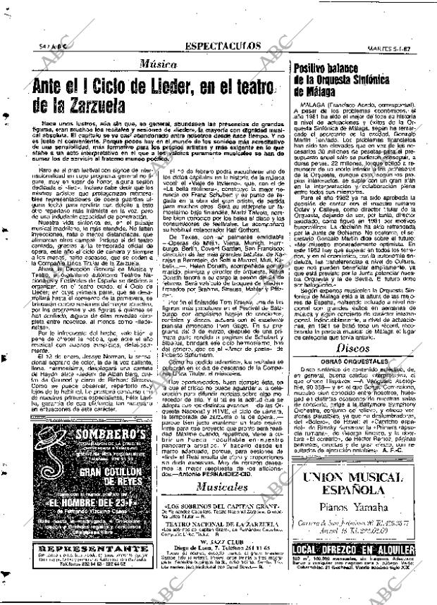 ABC MADRID 05-01-1982 página 62