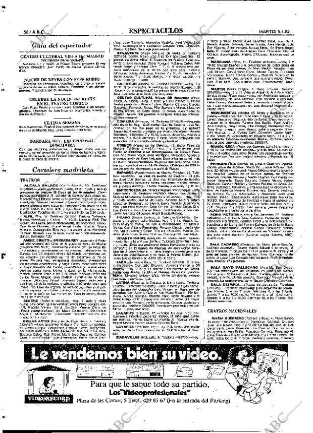 ABC MADRID 05-01-1982 página 64