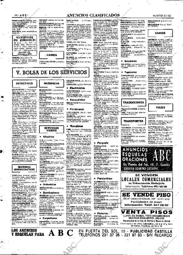 ABC MADRID 05-01-1982 página 74