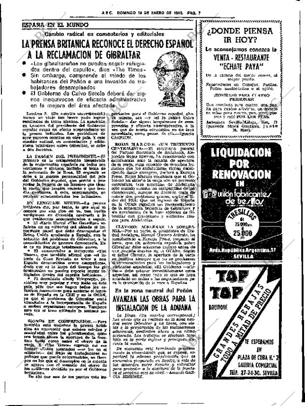 ABC SEVILLA 10-01-1982 página 19