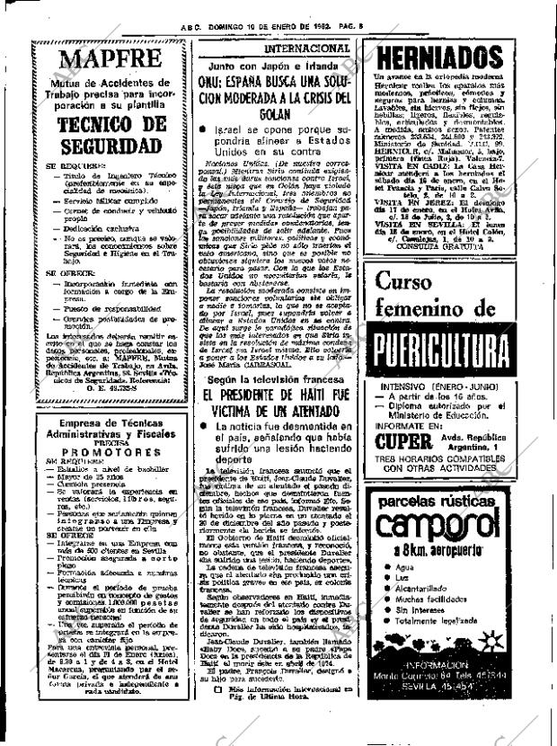 ABC SEVILLA 10-01-1982 página 20