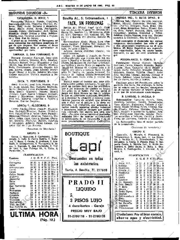 ABC SEVILLA 12-01-1982 página 62