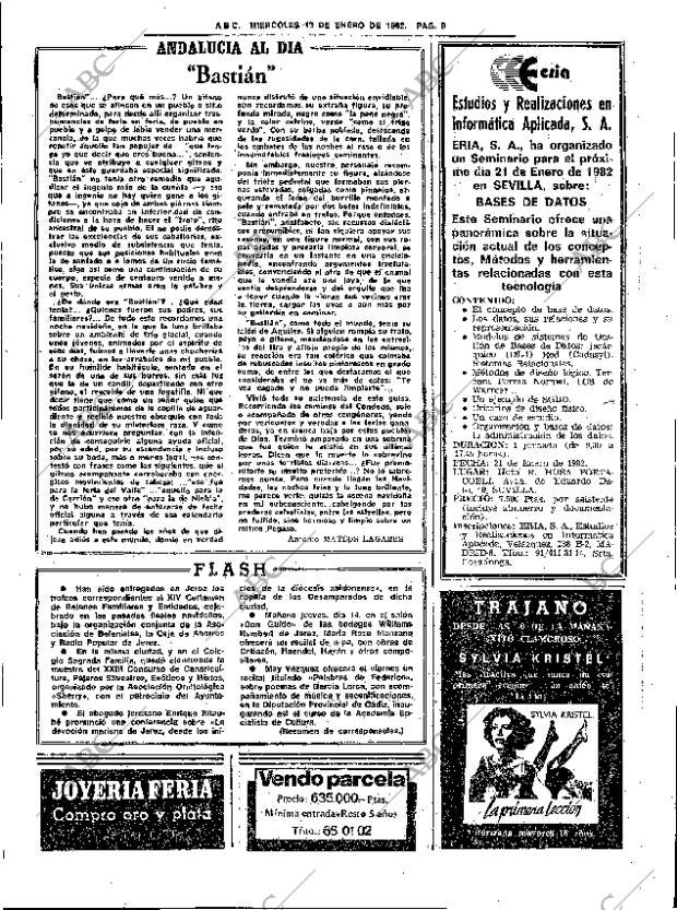 ABC SEVILLA 13-01-1982 página 17
