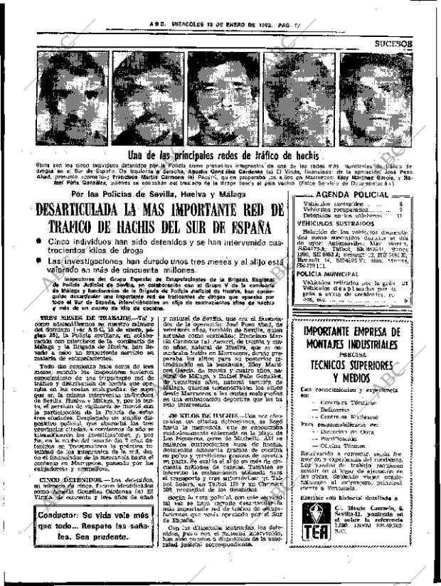 ABC SEVILLA 13-01-1982 página 25