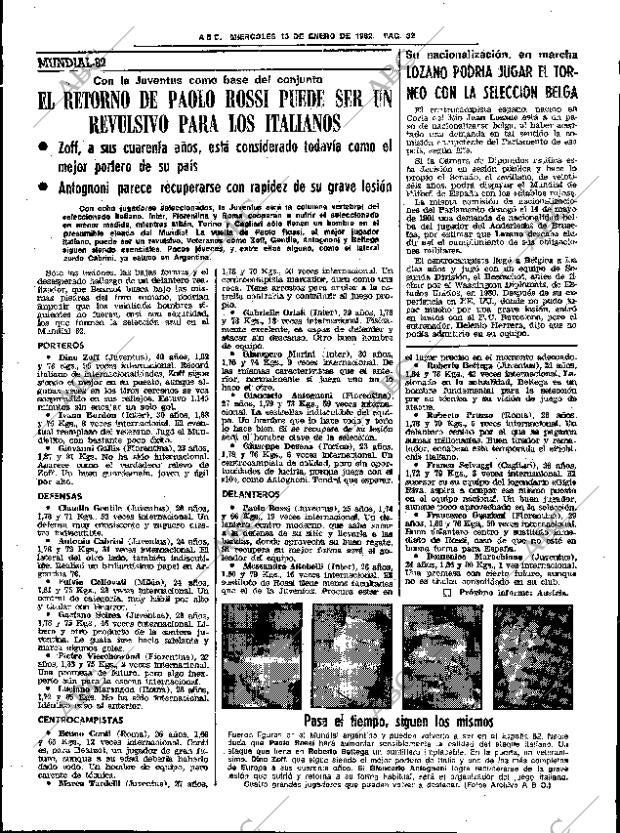 ABC SEVILLA 13-01-1982 página 40