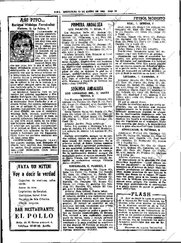 ABC SEVILLA 13-01-1982 página 42