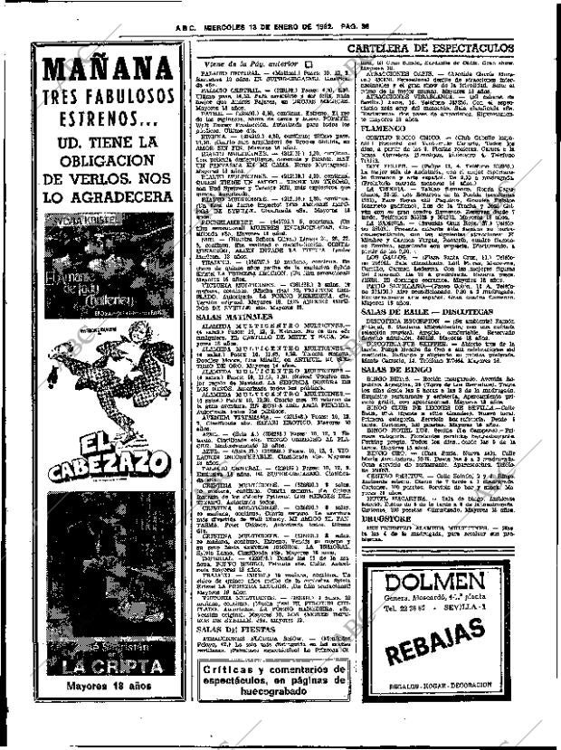 ABC SEVILLA 13-01-1982 página 46